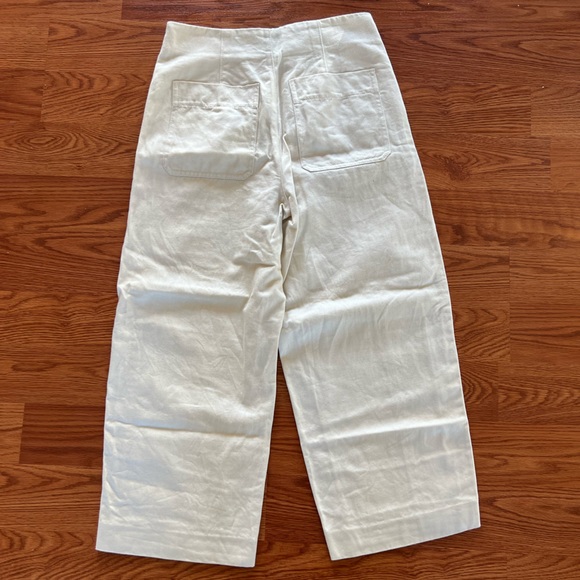 Vince High Waist Utility Pants in Flax - Picture 5 of 8